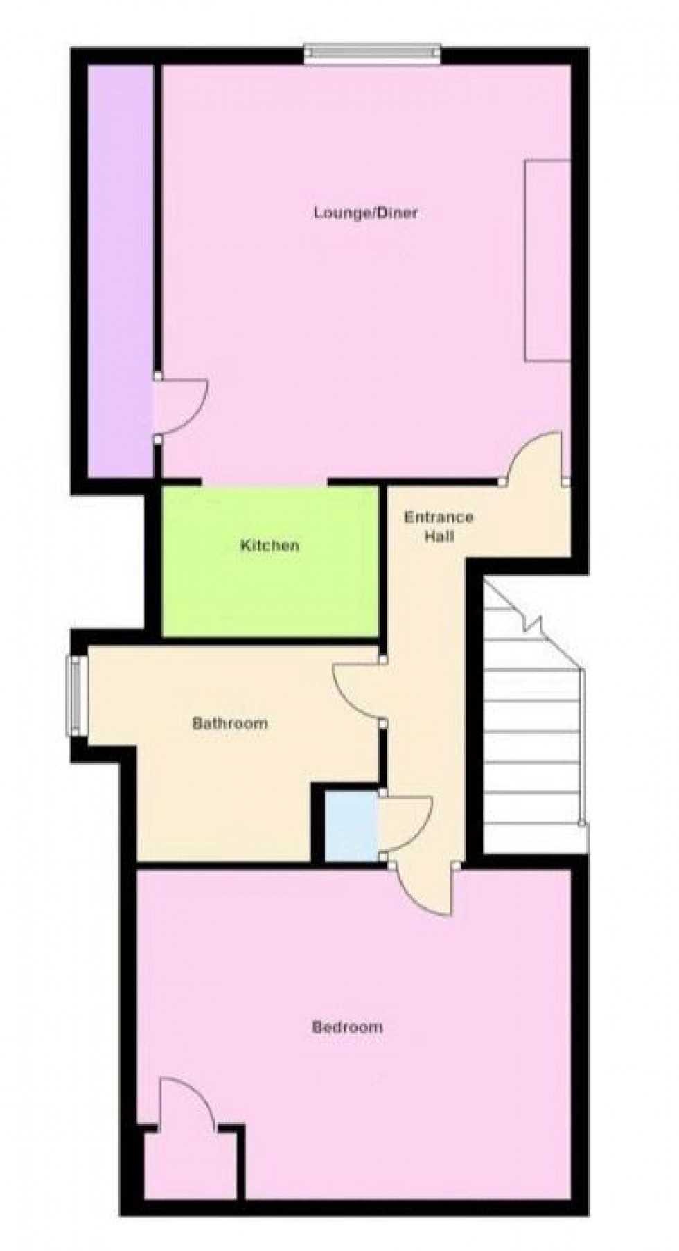 Floorplan for One Bedroom Flat with Parking, Woodbury Park Road, Tunbridge Wells