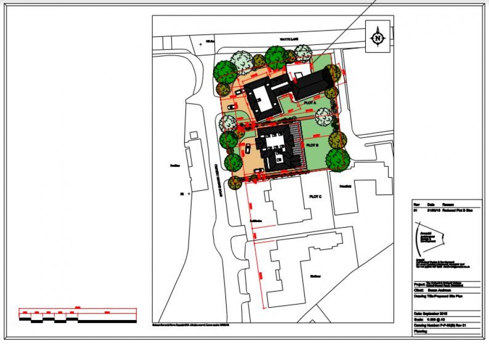 Floorplan for Development Opportunity With Planning Permission: Plot A - Cricket Ground Road, Chislehurst